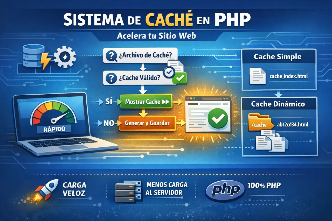 Cómo crear un sistema de caché en PHP (simple y dinámico) para acelerar ...