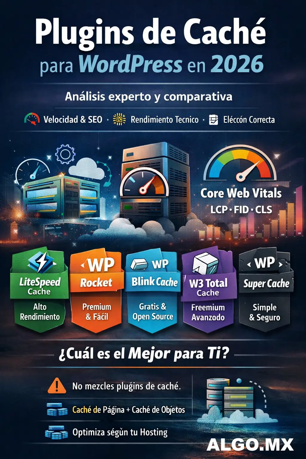 Plugins de caché para WordPress en 2026 - Algo.mx